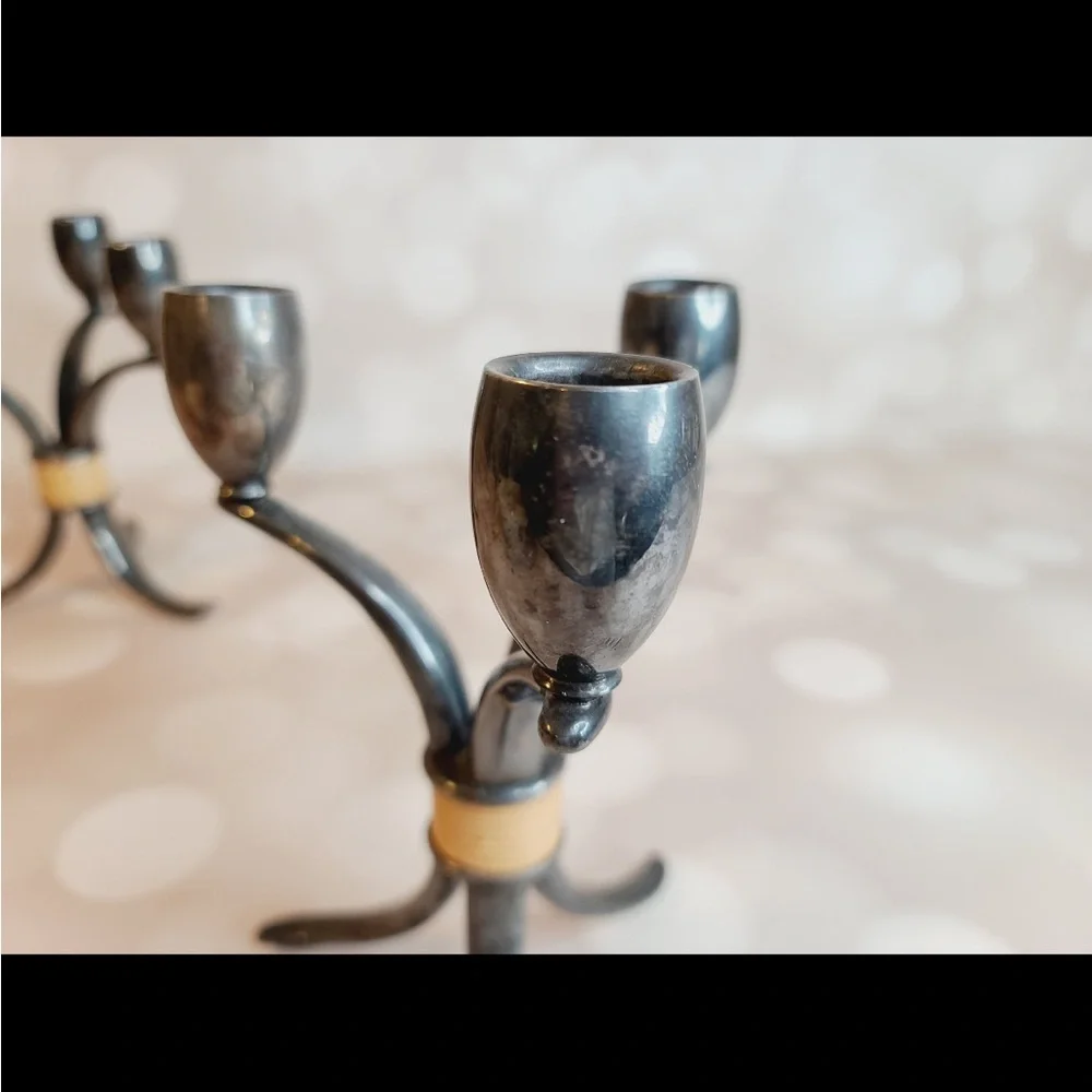 Vintage FLAIR Mid Century Flair Candlestick‎